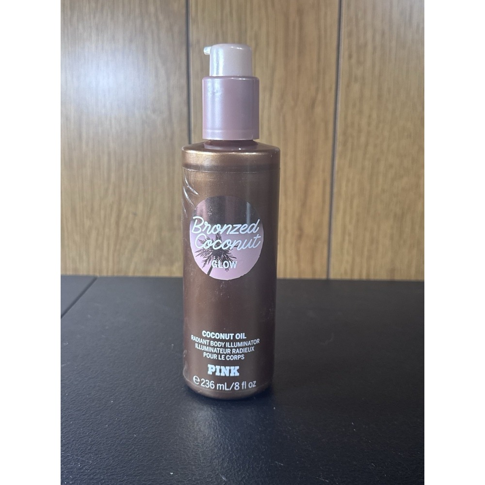 Victoria's Secret PINK Bronzed Coconut Oil GLOW Radiant Body‎ Illuminator 8 Oz